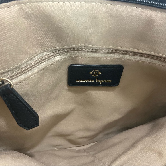 Nanette Lepore Myles Scarf Black Shoulder Bag Brand New - Picture 9 of 11